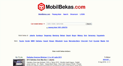 Desktop Screenshot of mobilbekas.com